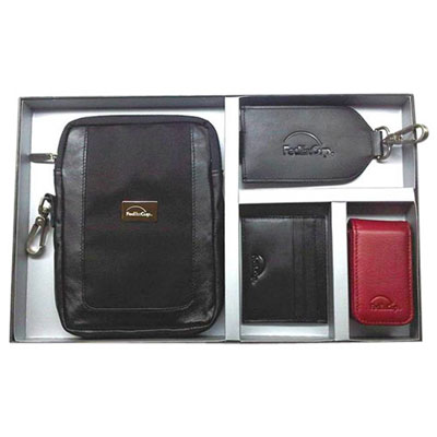 Leather Travel Set
