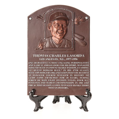 Hall of Fame Plaque