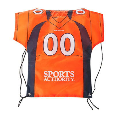 Jersey Shaped Drawstring Bag