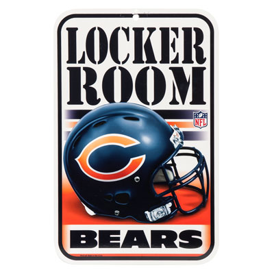 Locker Room Sign - Metal