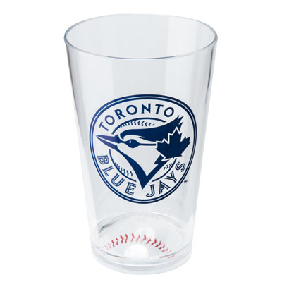 Pint Glass with Baseball Base