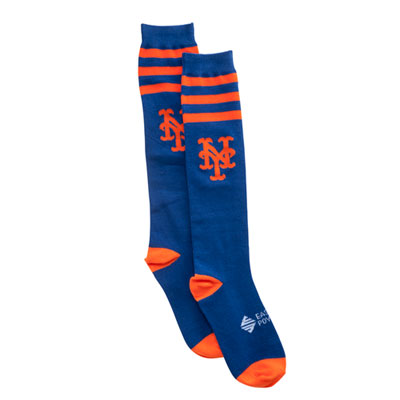 Mets Striped Socks