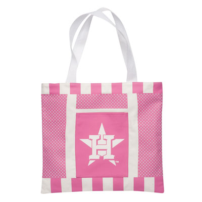 Pink Striped Tote