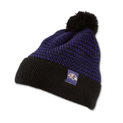 Pom Beanie with Tuck Label