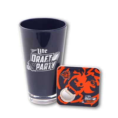 Draft Party Glasses with Coaster