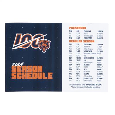 Team Schedule Magnet