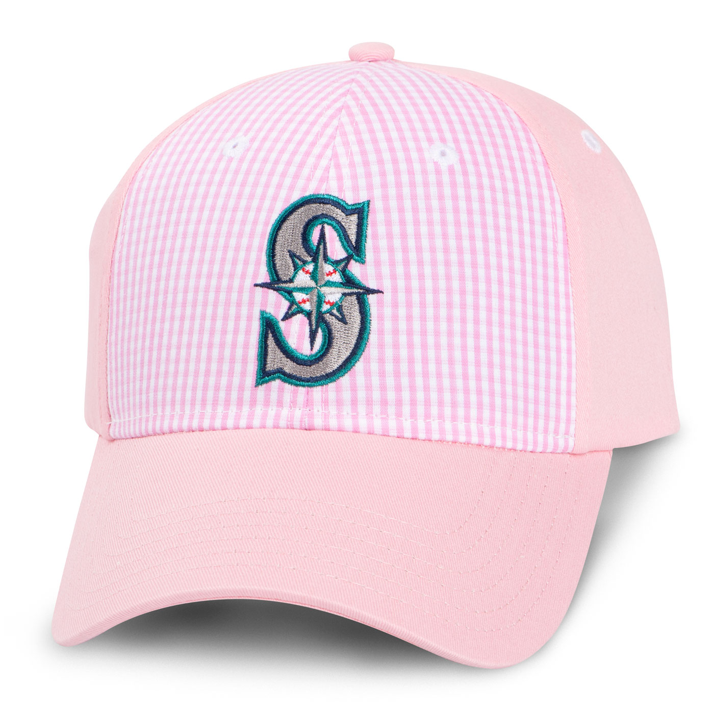 Ladies Pink Mini-Plaid Cap