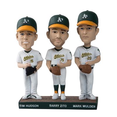 A's "Big Three" Triple Bobblehead