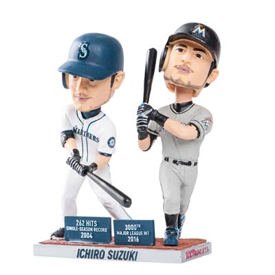 Mariners Ichiro Suzuki "3000th Hit / Single Season Hit Record" Bobblehead