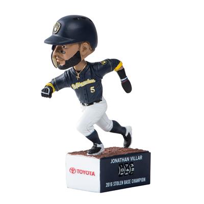 Brewers Johnathan Villar Stolen Base Counter Bobblehead