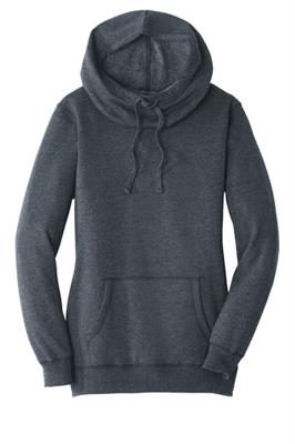 District Made Ladies Lightweight Fleece Hoodie