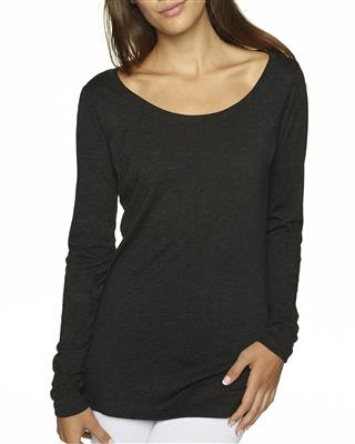 Next Level Ladies' Triblend Long-Sleeve Scoop