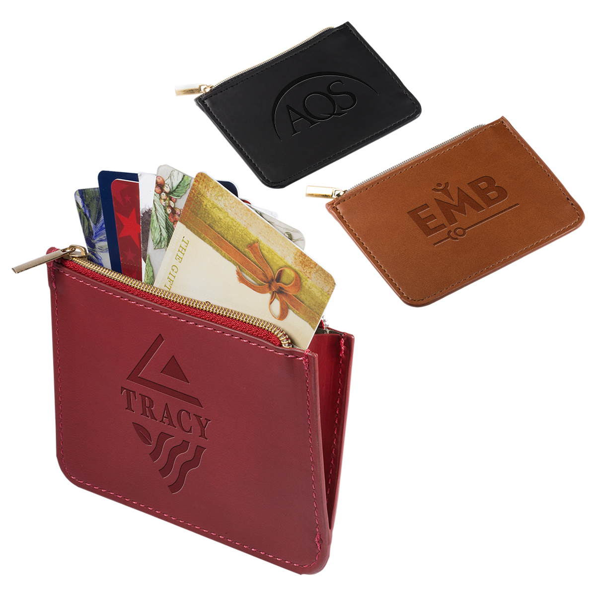 Tuscany RFID Zip Wallet Pouch     