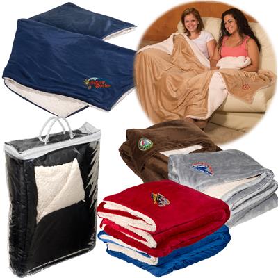 Jumbo Micro-Mink Sherpa Blanket  