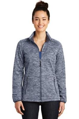 Sport-Tek Ladies PosiCharge Electric Heather Soft Shell Jacket
