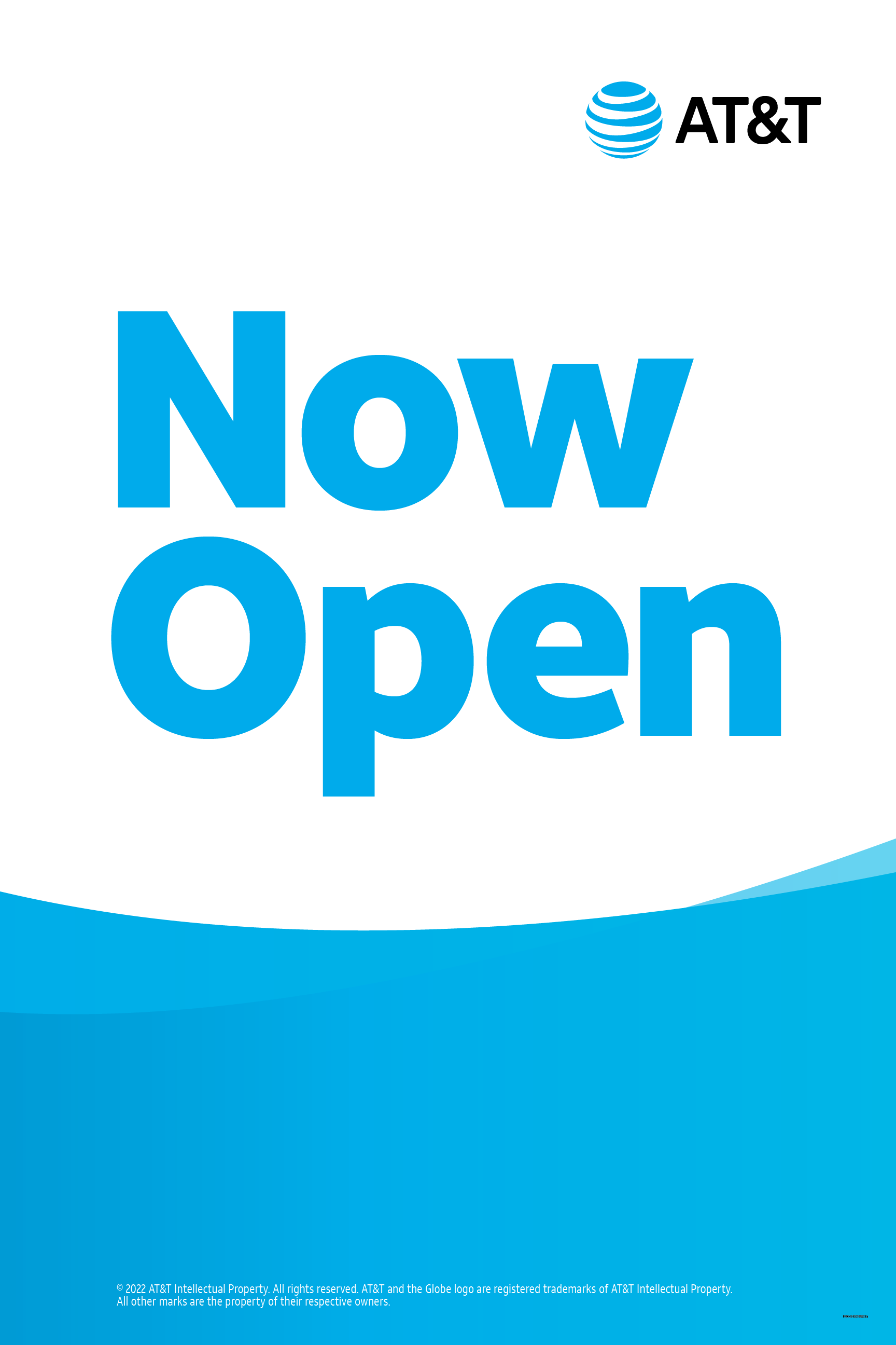 "Now Open" A-Frame Replacement Poster