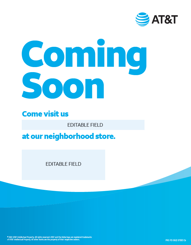 "Coming Soon" Flyer - Free Print-Ready PDF Emailed