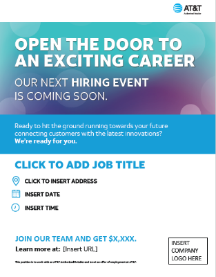 New Hire Flyer (purple design) in English