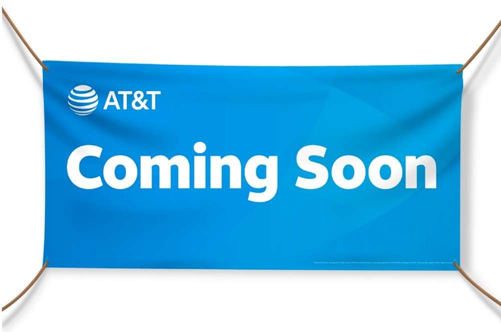 Coming Soon 6' Hanging Banner