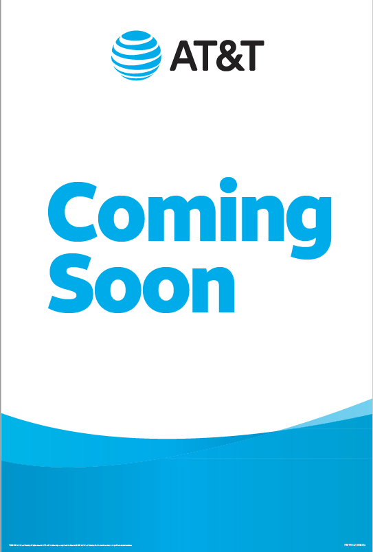 "Coming Soon" A-Frame Replacement Poster