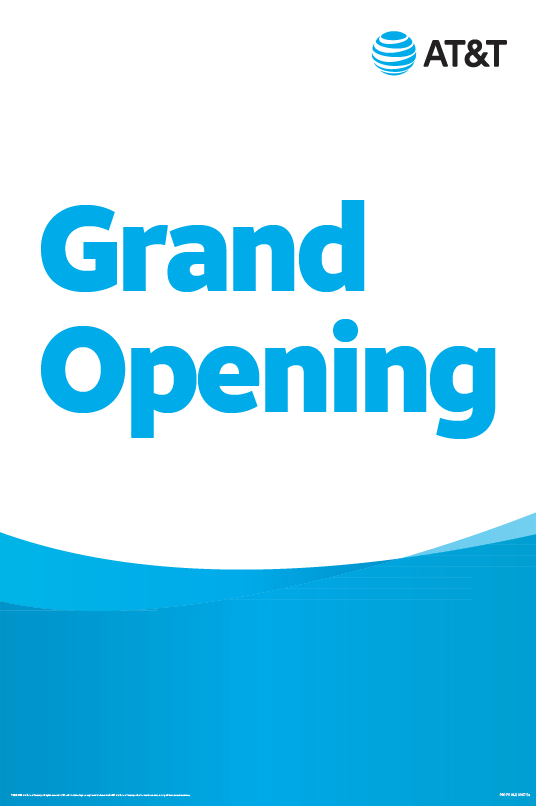 "Grand Opening" A-Frame Replacement Poster